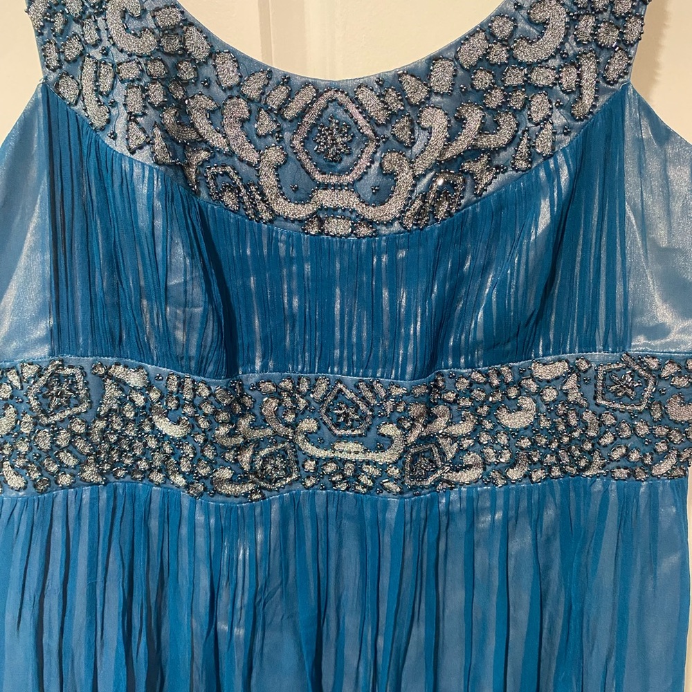 Adrianna Papell Blue Evening Gown